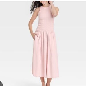 New size XS Elegant Pink Women's Maxi Dress